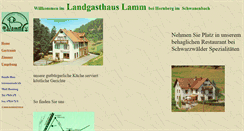 Desktop Screenshot of lamm-hornberg.de